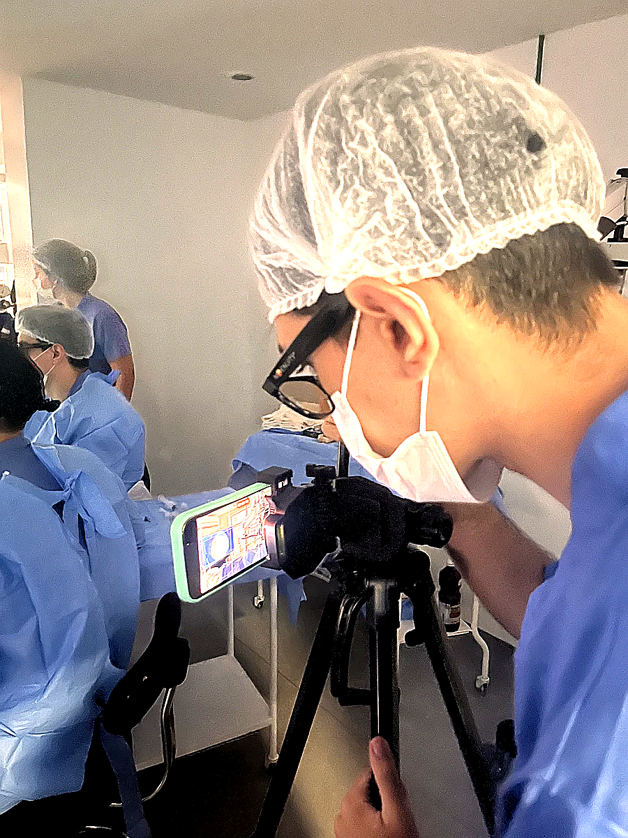 Captação de vídeo em cirurgia pela Triweb
